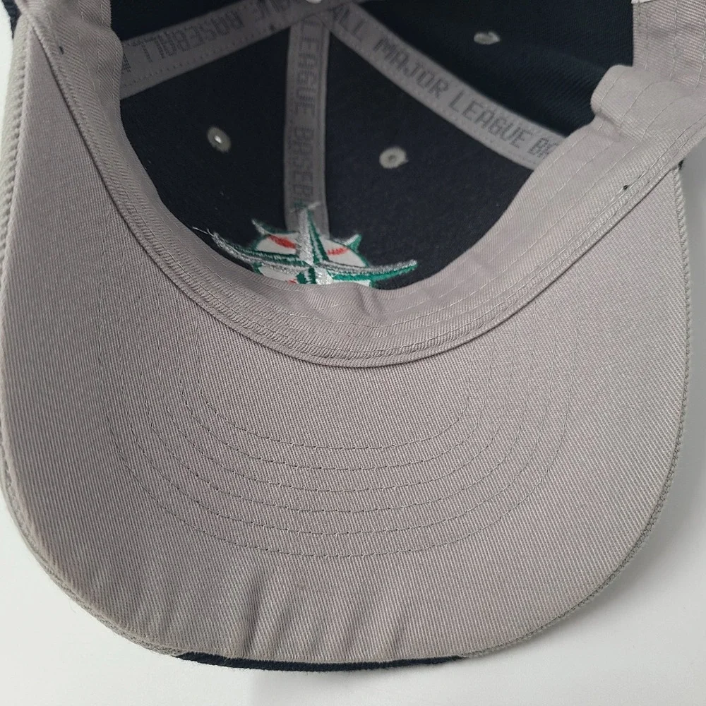 Seattle Mariners Hat Nike Adjustable Blue Wool Blend Compass Logo Men MLB Casual